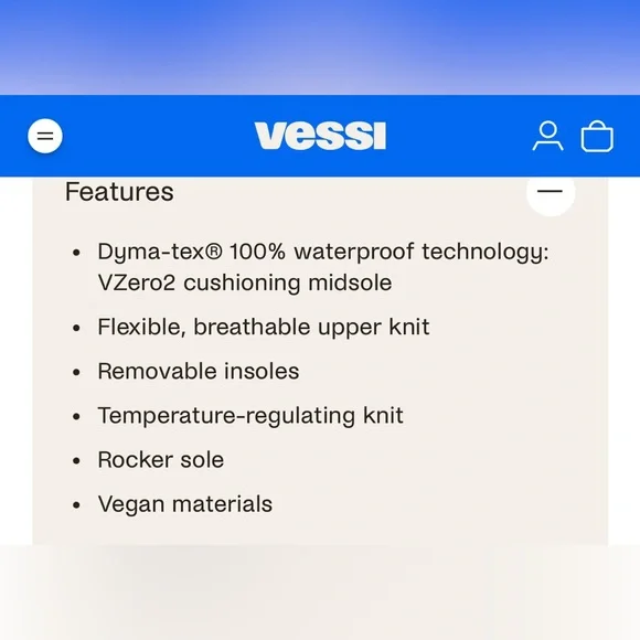 EUC • Vessi Everyday Classic - Midnight Black on Off White • Women’s US 7 - Picture 11 of 13